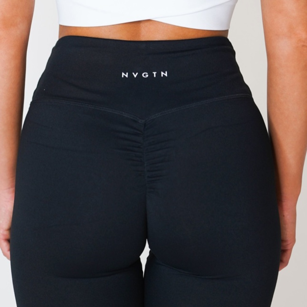 NVGTN Midnight Black Scrunch Leggings